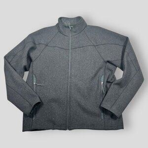 REI Wool Blend Zip Up Jacket Grey Mens XXL
